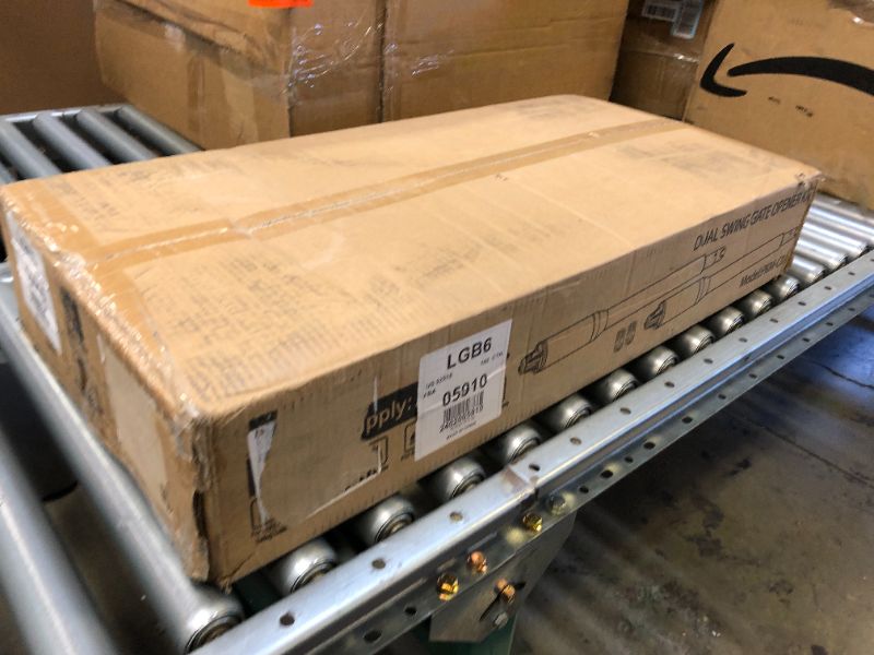 Photo 1 of Automatic Gate Opener with Remote Complete Kit for Swing Gate Up to 440lb per Arm, Electric Gate Opener Light Duty Dual Swing Gate Opener Automatic Gate Motor 40W AC Powered PKM-C01