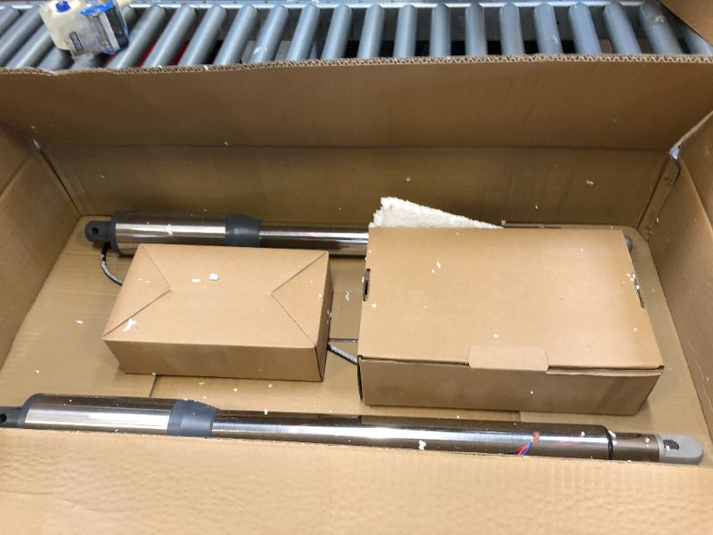 Photo 1 of Automatic Gate Opener with Remote Complete Kit for Swing Gate Up to 440lb per Arm, Electric Gate Opener Light Duty Dual Swing Gate Opener Automatic Gate Motor 40W AC Powered PKM-C01