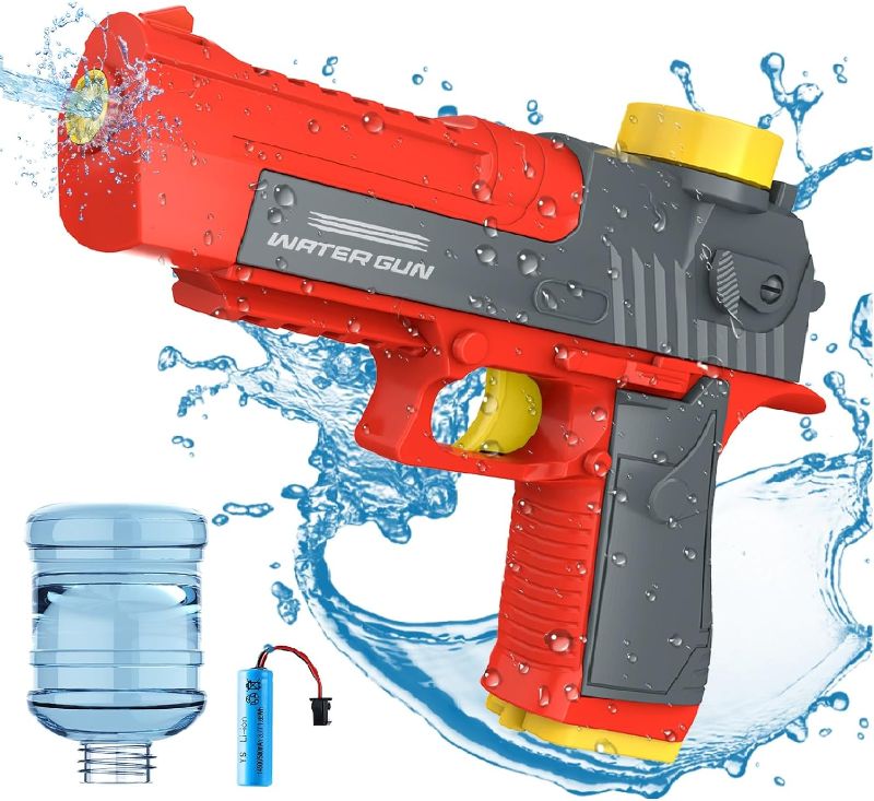 Photo 1 of Water  Electric Automatic Water Squirt Guns Water Toy Gun Super High Capacity Squirt Guns Strongest Water Blaster for Adults Kids Boys Girls Summer Swimming Pool Beach Outdoor
