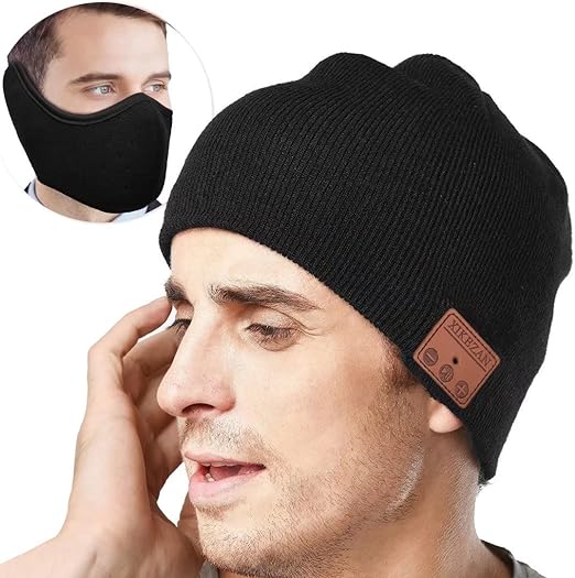 Photo 1 of Bluetooth Hat Beanie,Unique Christmas Tech Gifts for Men Women Teen Boys Girls Boyfriend Husband Teenage Son Black
