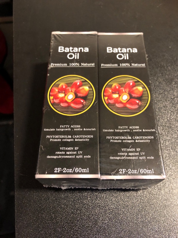 Photo 1 of  2 pcs Batana Oil Organic for Healthy Hair,100%,Batana Oil for Hair Growth,Promotes Hair Wellness for Men & Women Enhances Hair & Skin Radiance,Leaves your hair smoother oil?2.0 Oz?
