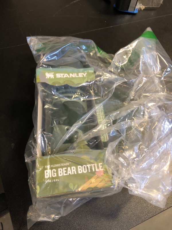 Photo 2 of Stanley FlowSteady™ Big Bear Bottle 17OZ Hammertone Green Cub
