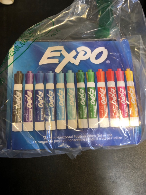 Photo 2 of EXPO Low-Odor Dry Erase Markers, Chisel Tip, Assorted Colors, 36 Count 36-count - Vibrant Markers