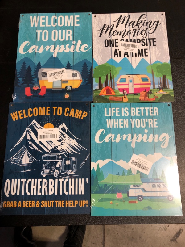 Photo 1 of campsite signs 