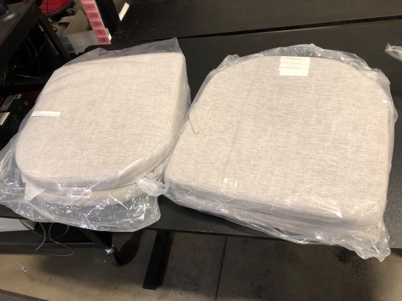 Photo 1 of chair pads- grey - 4pack - size 16x16x2 inches 