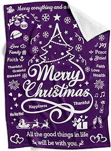 Photo 1 of Christmas Blankets for Women, Super Soft Throw Blankets for Bed Sofa Decor, Christmas Throw Blankets Gifts for Women and Men, 50" x 70"
