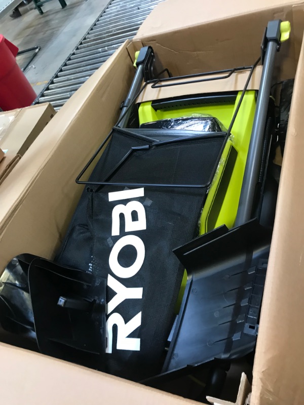 Photo 2 of RYOBI ONE 40V HP Brushless 20 in. Cordless Battery Walk Behind Push Mower with 6.0 Ah Battery and Charger, Gray, RY401170VNM