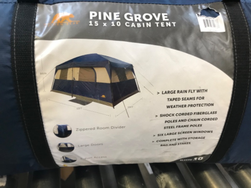 Photo 4 of Golden Bear Pine Grove 10-Person Cabin Tent
