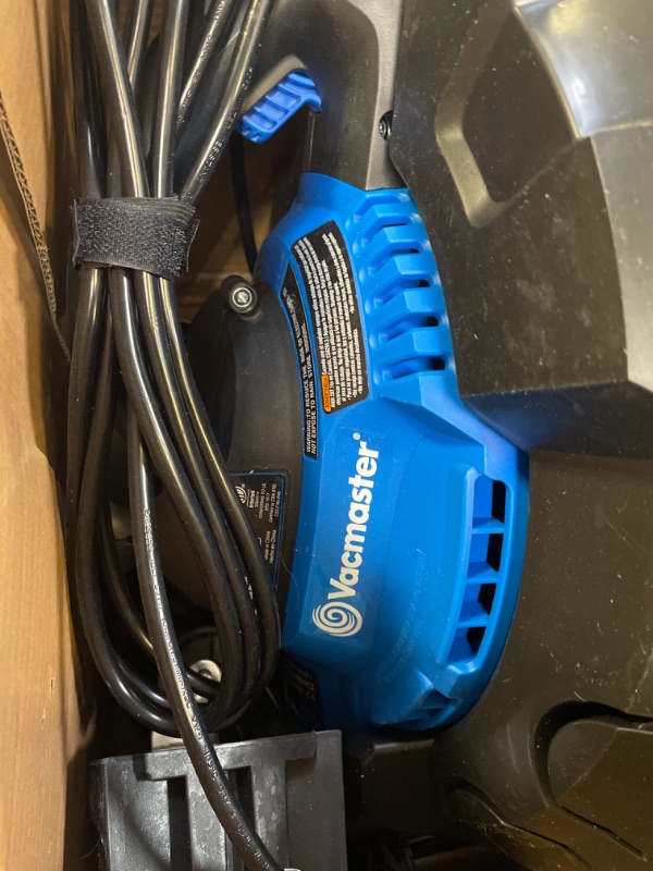 Photo 2 of Vacmaster VBV1210, 12-Gallon* 5 Peak HP** Wet/Dry Shop Vacuum with Detachable Blower, Blue & 12-16 Gallon High Efficiency Dust Bag, 3 Pack, VHBL Blue 12 Gal 5PHP Vac w/Blower Vacuum 
