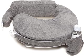 Photo 1 of My Brest Friend Nursing Pillow - Deluxe - Enhanced Comfort w/ Slipcover - Ergonomic Breastfeeding Pillow For Ultimate Support For Mom & Baby - Adjustable Pillow W/ Handy Side Pocket, Evening Grey
