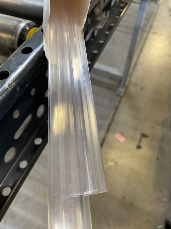 Photo 1 of 2-Pack Butecare Frameless Shower Door Bottom Seal – Stop Shower Leaks and Create a Water Barrier (1/2” x 39”) 1/2'' Bottom