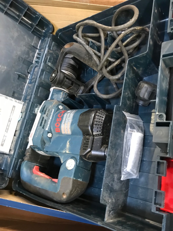 Photo 2 of BOSCH 11321EVS Demolition Hammer - 13 Amp 1-9/16 in. Corded Variable Speed SDS-Max Concrete Demolition Hammer with Carrying Case
