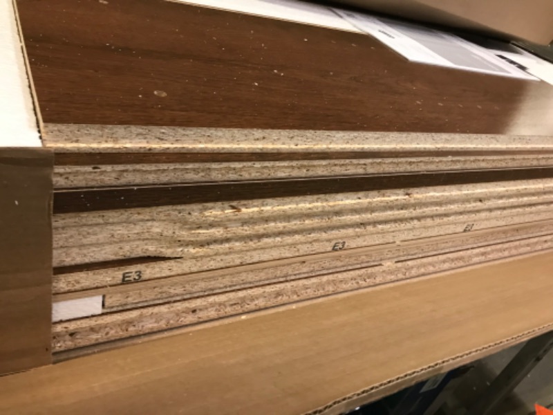 Photo 3 of Sauder 5-Shelf Split Bookcase, Oiled Oak Finish & Sauder Select 3-Shelf Bookcase, L: 35.28" x W: 13.23" x H: 43.78", Oiled Oak Finish Bookcase + Bookcase
