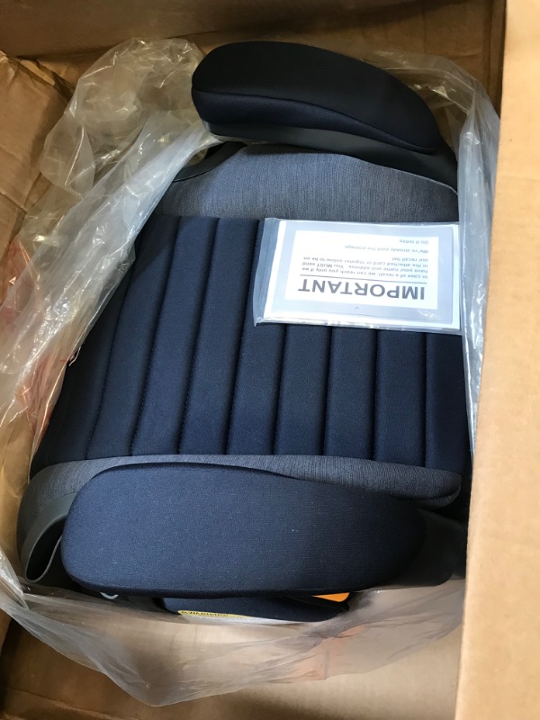 Photo 2 of Chicco GoFit ClearTex Backless Booster Car Seat - Reef | Navy Reef GoFit with ClearTex No Chemicals