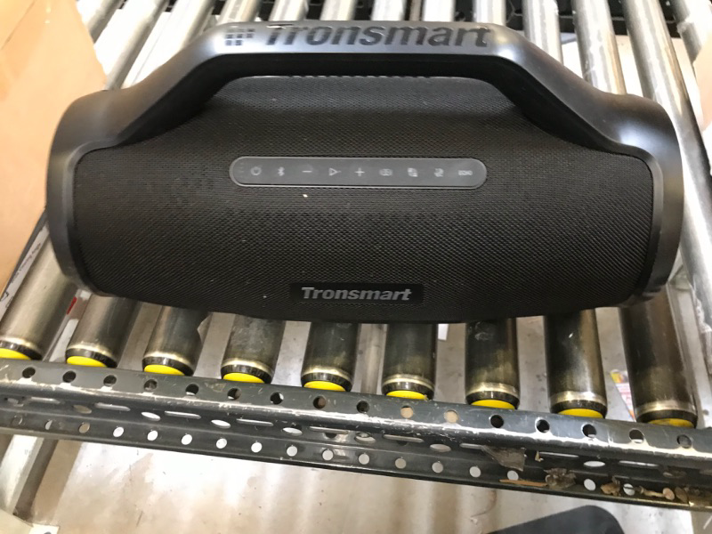 Photo 2 of Tronsmart Bang Max Portable Bluetooth Speaker, 130W Powerful Loud Speaker with Deep Bass, Party Sync, IPX6 Waterproof, 24H Playtime, Customized EQ & Light Show,Portable Speaker with Handle for Outdoor
