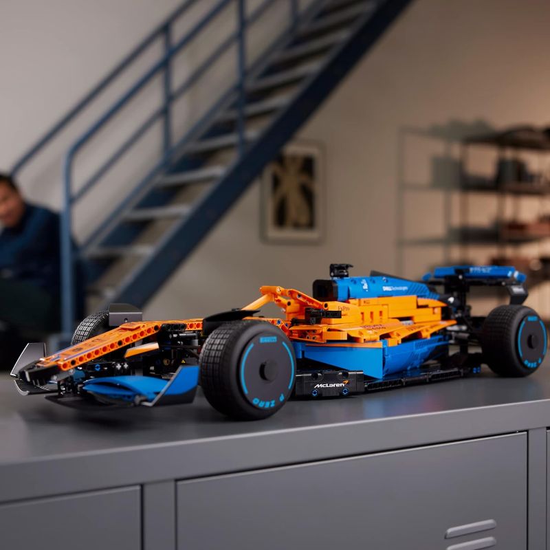 Photo 1 of LEGO 42141 Technic McLaren Formula 1 2022 Replica Race Car Model Building Kit, F1 Motor Sport Set Birthday Gift Idea for Adults, Men, Women, Him, Her, Husband, Collectible Home Decor
