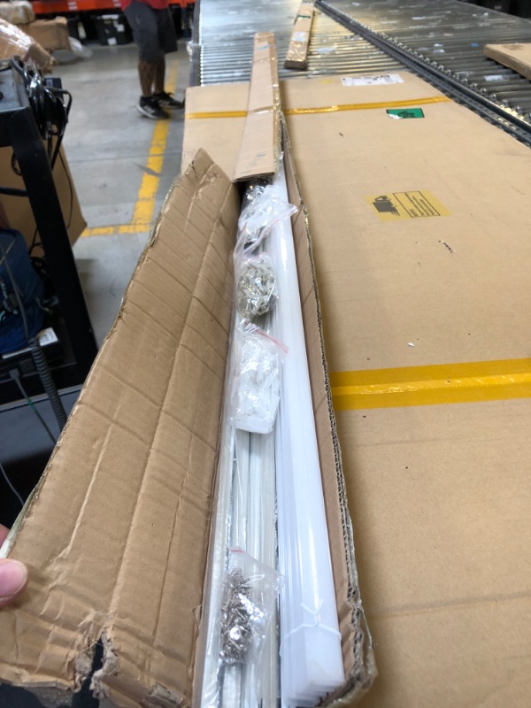 Photo 2 of 10-Pack 6.6ft/ 2Meter U Shape LED Aluminum Channel System with Milky Cover, End Caps and Mounting Clips, Aluminum Profile for LED Strip Light Installations, Very Easy Installation
