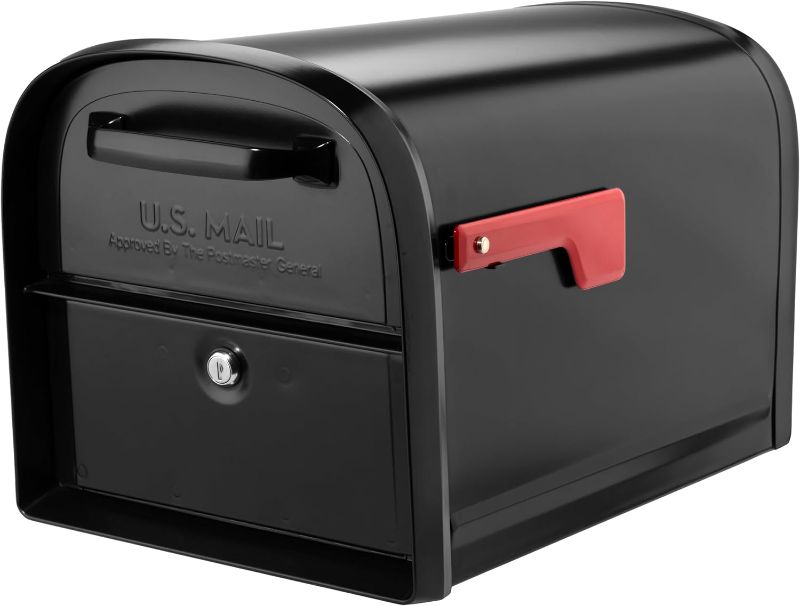 Photo 1 of Architectural Mailboxes 6300B-10 Oasis 360 Locking Parcel Mailbox, Extra Large, Black, 6300B-10
