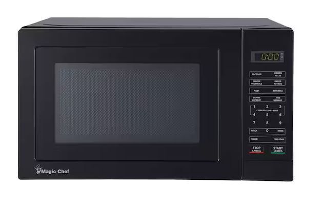 Photo 1 of Magic Chef 0.7 cu. ft. 700-Watt Countertop Microwave in Black