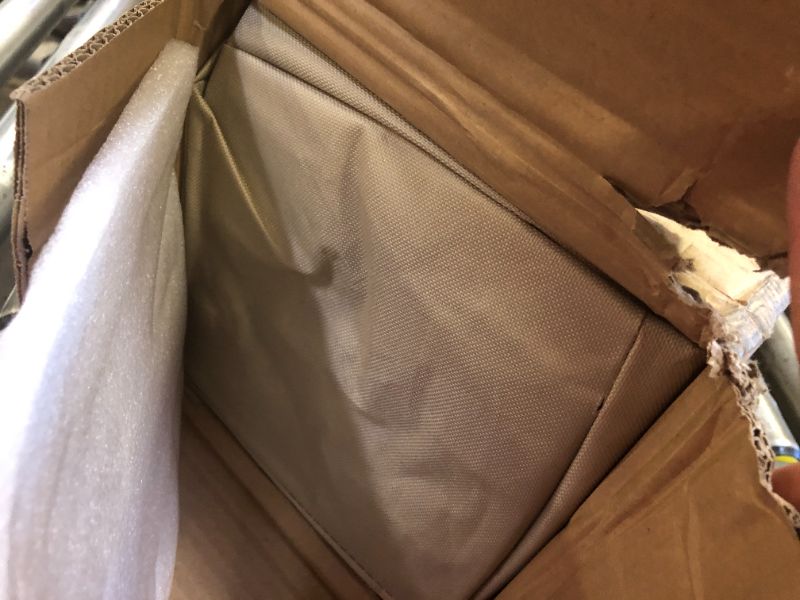 Photo 1 of VIVOHOME 8x8ft Easy Pop-Up Screen Tent, Outdoor Canopy Tent with Mosquito Netting, 2 Zipper Doors, and Roller Bag for Yard Camping Picnic Party Events, Beige 8x8ft Beige