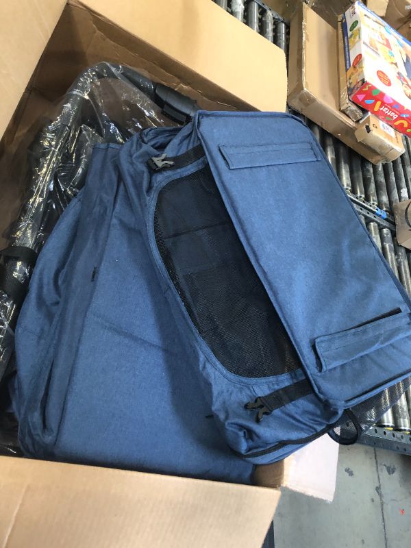 Photo 1 of PET CARRIER AND STROLLER, NAVY