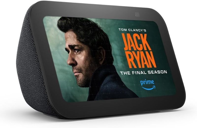 Photo 1 of All-new Echo Show 5 (3rd Gen) with Blink Mini | Charcoal Charcoal