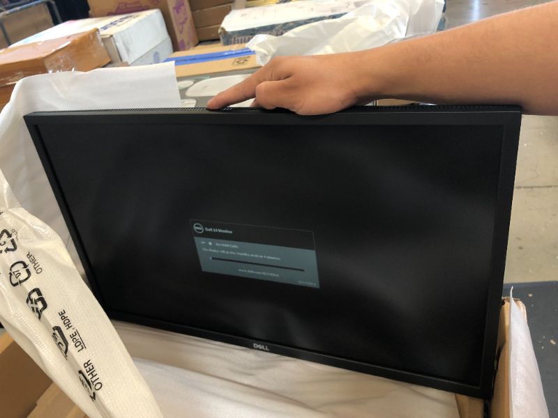 Photo 1 of Dell 24 inch Monitor FHD (1920 x 1080) 16:9 Ratio with Comfortview (TUV-Certified), 75Hz Refresh Rate, 16.7 Million Colors, Anti-Glare Screen with 3H Hardness, Black - SE2422HX 24 Inches SE2422HX