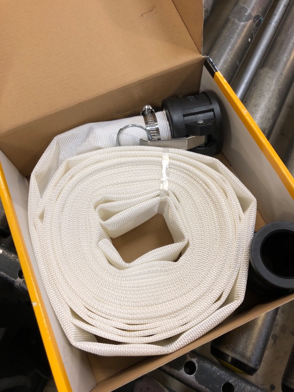 Photo 2 of 25 ft. Utility Pump Industrial Discharge Hose Kit
