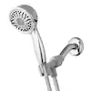 Photo 1 of 5-Spray Wall Mount Handheld Shower Head 1.8 GPM in Chrome
