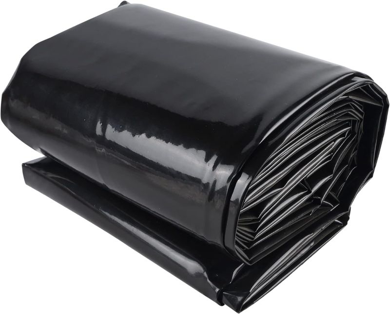 Photo 1 of Adroiteet 15 x 20 FT Pond Liner, 20 Mil Fish Pond Liner HDPE Pond Skins, Pond Liners for Outdoor Ponds, Koi Ponds, Garden Fountain, Waterfall 15X20FT