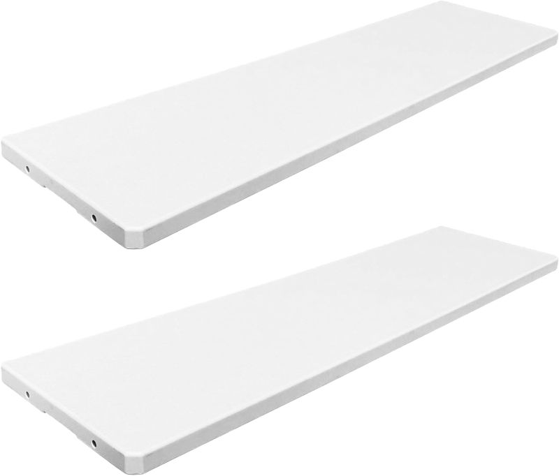 Photo 1 of TWO PACK WHITE SHELVES
