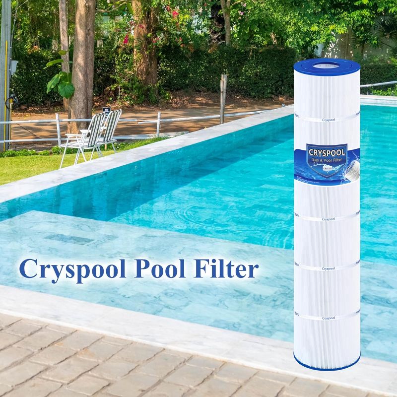 Photo 1 of Cryspool Pool Filter Cartridge Compatible with Clean and Clear Plus 520,CCP520, R173578,PCC130,178585,817-0143, 817-0131, Unicel C-7472, Filbur FC-1978, 817-0131, 4X130 sq.ft