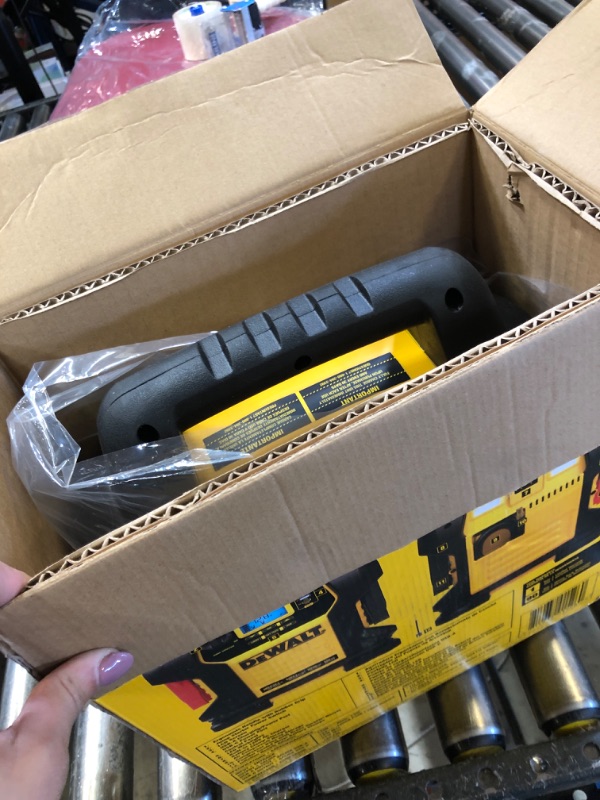 Photo 2 of DEWALT DXAEJ14-Type2 Digital Portable Power Station Jump Starter - 1600 Peak Amps with 120 PSI Compressor, AC Charging Cube, 15W USB-A and 25W USB-C Power for Electronic Devices 1600 Amps