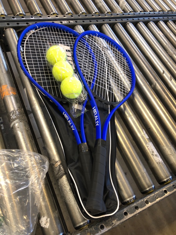 Photo 1 of TENNIS RACKETS AND 3 PACK TENIS BALLS