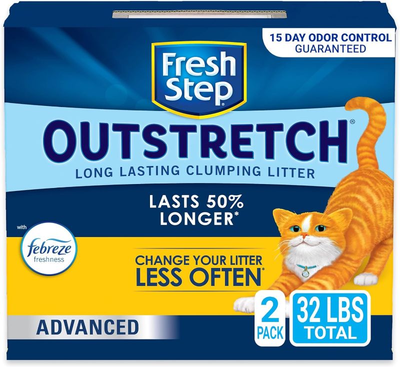 Photo 1 of Fresh Step Outstretch, Clumping Cat Litter, Advanced, Extra Large