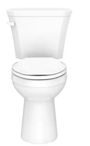 Photo 1 of Viper 2-Piece 1.28 GPF Gravity Flush Compact Elongated ADA Toilet in White with Slow Close Seat
