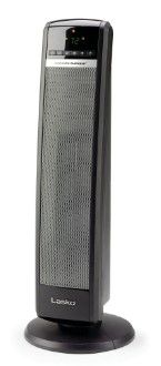 Photo 1 of Lasko 29" 1500W Electric Ceramic Tower Space Heater with Remote Control, Black, CT30750, New
