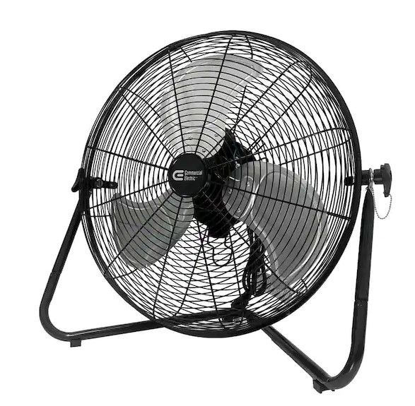 Photo 1 of 20 in. 3-Speed High Velocity Floor Fan
