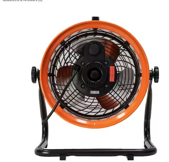 Photo 1 of 10 in. 3-Speed High Velocity Turbo Fan
