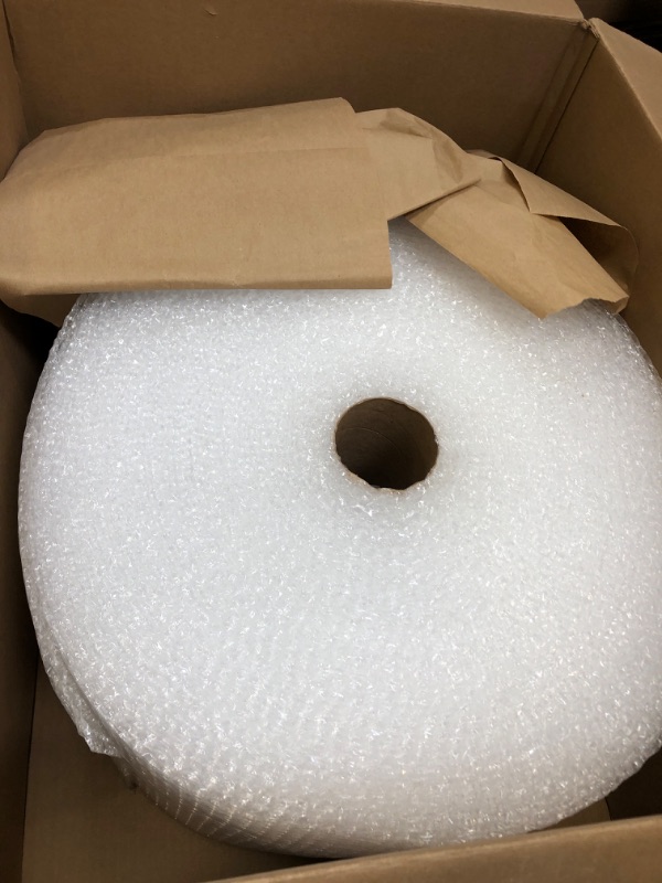 Photo 2 of Amazon Basics Perforated Bubble Cushioning Wrap - Small 3/16", 12-Inch x 175-Foot Long Roll Bubble Wrap