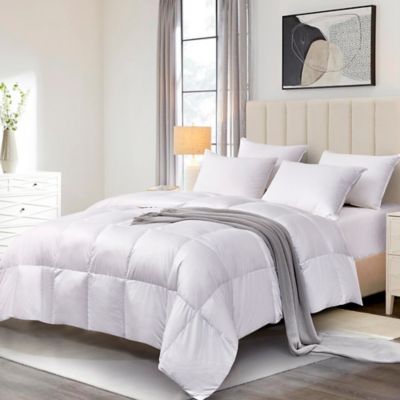 Photo 1 of TWIN SIZE Scott Living 330 Thread Count All Season White Down Fiber Comforter WHITE COMFORTER ONLY