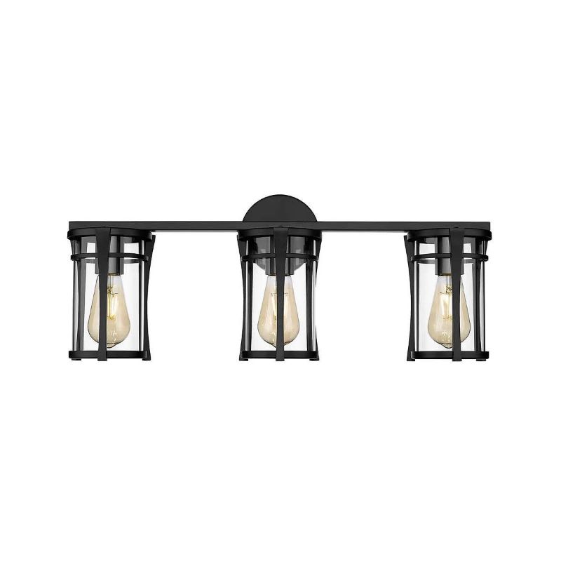 Photo 1 of OVE Decors Joakim 3 Lighting Vanity Black