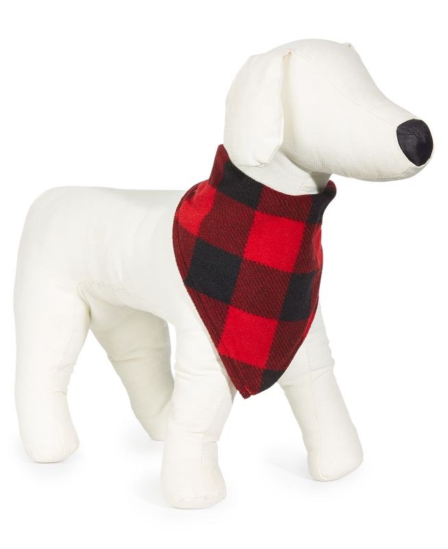 Photo 1 of Allbrand365 Designer Pet Matching Red Check Pajamas Bandana