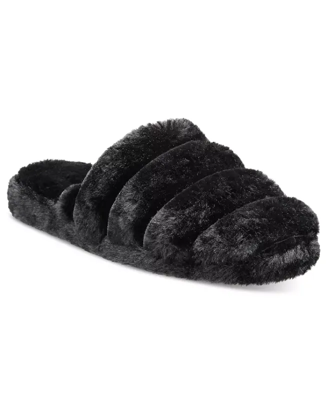 Photo 1 of SIZE M 7-8 Jenni Women's Stuffed Faux Fur Boxed Slippers