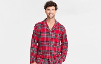 Photo 1 of 1XB Family Pajamas Men's Big & Tall Brinkley Plaid Pajama Top