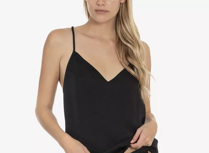 Photo 1 of SIZE S Women's Molly Solid Hammered Satin Cami-Top