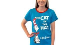 Photo 1 of SIZE M Disney Women's Cat In The Hat Pajama TOP