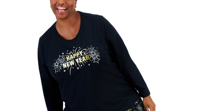 Photo 1 of PLUS SIZE 3X WOMEN'S SLEEP TSHIRT HAPPY NEW YEAR 