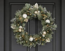 Photo 1 of OPEN BOX 30" Pre-lit LED Decorated Artificial Wreath