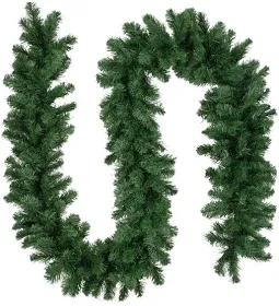 Photo 1 of 9'  Greenery Artificial Garland NO LIGHTS 